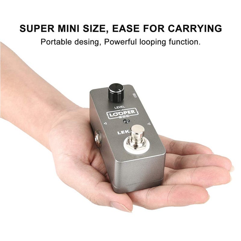 LEKATO Looper Guitar Effect Pedal LEKATO Looper Guitar Pedal 5 Min Unlimited Overdubs Loop Pedal - Image 2